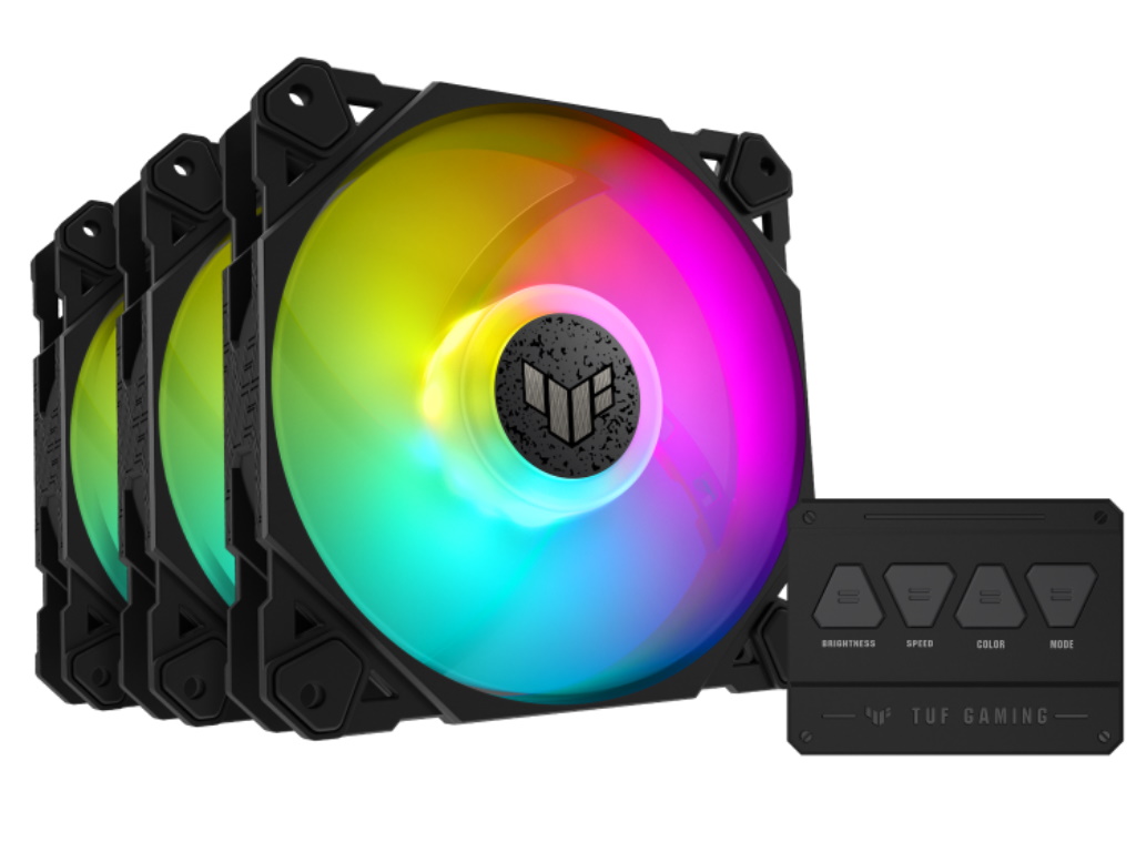 Ventilator ASUS TUF Gaming TF120 ARGB/120mm ventilator/crna